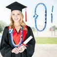 thumbnail image 4 of 100Fens Graduation Ribbon Leis Braid Color Congrats Graduates Leis Necklace And Braid Bracelets For Graduation Party, 4 of 6
