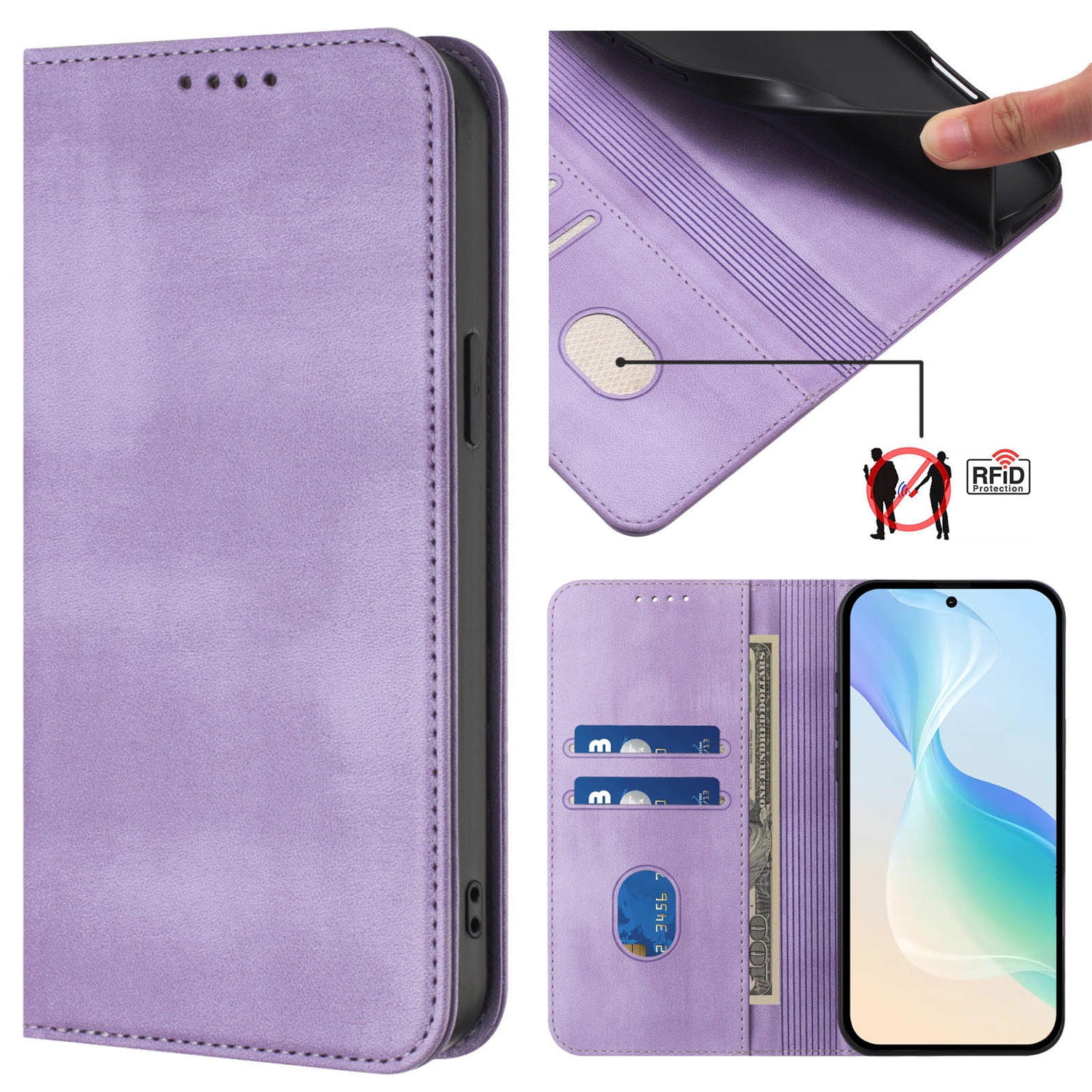 For UMIDIGI Power 7/7S 7Max Case, Shockproof PU Leather Magnetic Stand Flip Wallet Case Cover with Card Holder Phone Case