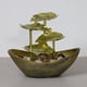 thumbnail image 3 of Ounissouiy Agregue encanto a la fuente de de agua corriente de hoja de loto con estilo único de luz nocturna LED Decoración del hogar oro, 3 of 6