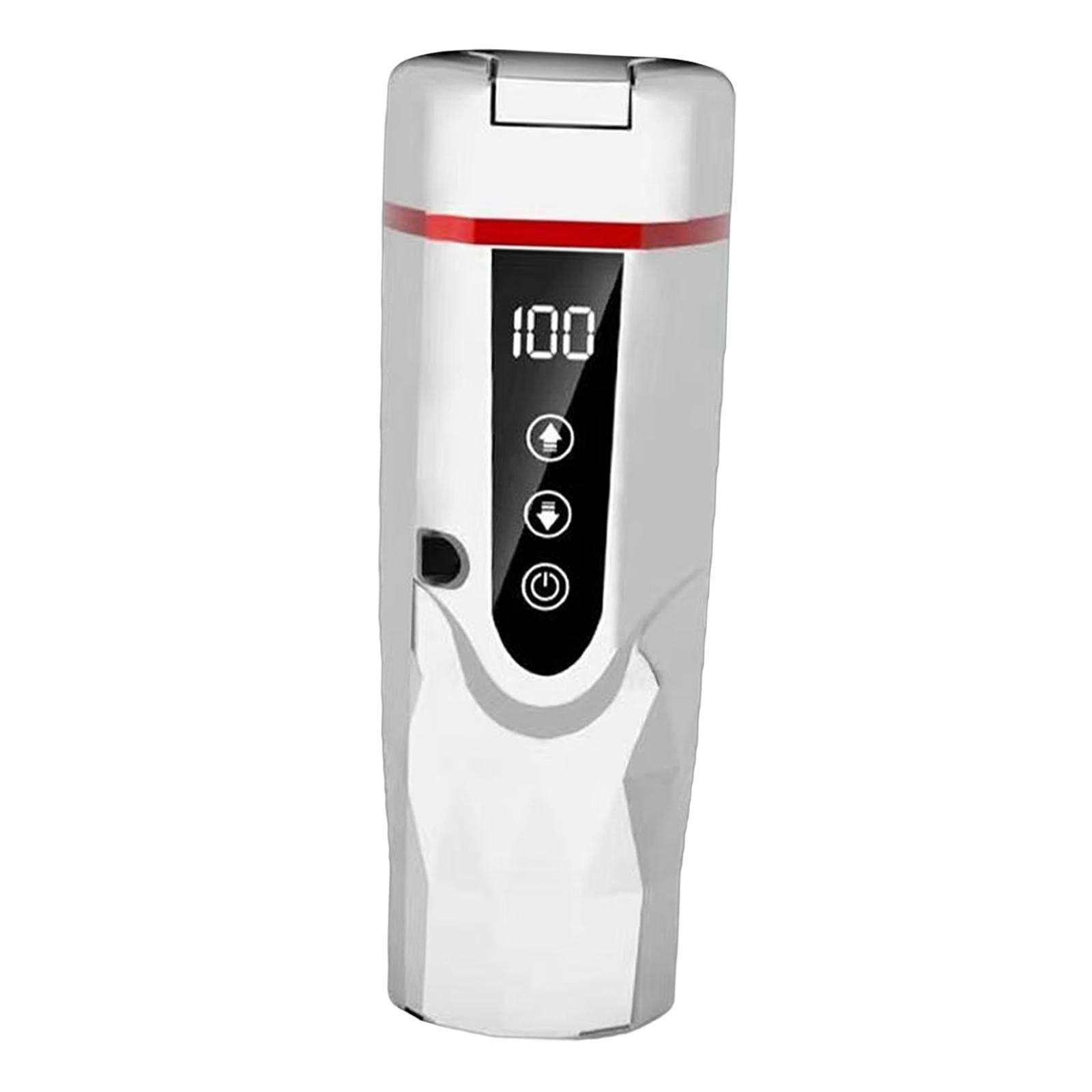 Baoblaze Car Heated Mug 12V 24V Travel Coffee Mug Display Car Electric Kettle for Tea White