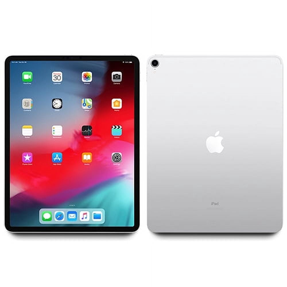 Restored 2018 Apple 12.9-in iPad pro Wi Fi+Cellular 256 GB Silver (3rd Generation) (Refurbished)