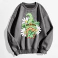 thumbnail image 1 of 50 % de Rabais Liquidation Chandail Surdimensionné pour Femmes 2023 Col Rond Imprimé Manches Longues Hauts Imprimés Blouse Régulière, 1 of 6