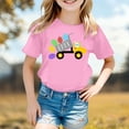thumbnail image 2 of Girls Tshirts Packs Size 10-12 Graphic Short Sleeve Blouse Tops Pull-On Cute Back To School Shirts Girls Birthday Casual Summer Tops, 2 of 5