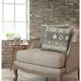 thumbnail image 3 of LR Home Geometric Rustic Tufted Throw Pillow, 20 in. Square, Gray, Count per Pack 1, 3 of 4