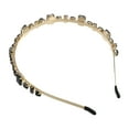 thumbnail image 6 of Unique Bargains 1 Pcs Women Knotted Headbands Fashion Rhinestone Thin Head Bands Hair Accessories Black, 6 of 7
