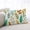 Green Brown, variant on Watercolor Botanical Throw Pillow Covers, Blue Yellow Leaves Floral Plants Spring Soft Breathable Pillow Cases with Invisible Zipper, Small Pillowcases for Couch Bed Sofa Chair 16x24 Inches