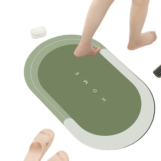 Alfombra Baño Ducha Antideslizante para Absorbente A Las Manchas