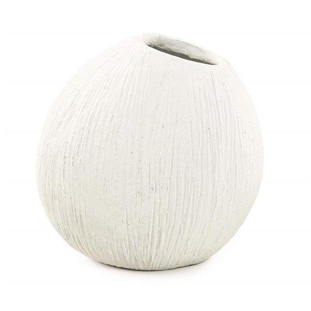 Zentique 10045L A148 Distressed Vase, Large - White
