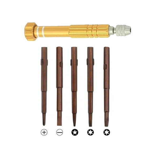 lanema Professional Miniature 5 in 1 Screwdriver Set for Electronics and Watch Repair