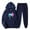 Navy, variant on JURANMO 2024 Fall Fashion Outfits for Women, 2 Piece Tracksuit Sweatsuits Sets Casual Printed Hoodie Sweatshirt and Jogging Sweatpants Suit Limited Time Deals of The Day Blue S