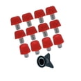 thumbnail image 4 of Baoblaze 12 Pieces Football Boot Spikes Firm Ground Replacement Studs for Competition Red, 4 of 8