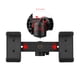thumbnail image 4 of Soporte para teléfono Soporte para teléfono doble Adaptador de montaje en trípode Disparo vertical horizontal con mini cabeza esférica para teléfono Selfie Video Transmisión en vivo Chat Abanopi Soporte para teléfono, 4 of 7