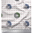 thumbnail image 1 of Soimoi Poly Georgette Fabric Disk Hardware Fabric Prints By Yard 42 Inch Wide, 1 of 1