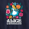 thumbnail image 3 of Alice In Wonderland - Alice In Wonderland Flower Art - Toddler And Youth Crewneck Fleece Sweatshirt, 3 of 5