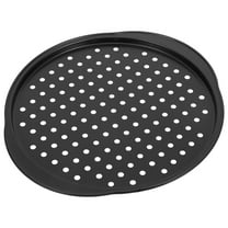 Non-Stick Pizza Pan with Holes Perforated Pizza Baking Tray with Handle Grip
