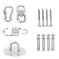 thumbnail image 1 of Ceiling Wall Steel Mount Anchor, Ceiling Buckle Hook Fix Base Hammock Accessories With  For Aerial Yoga For Gym Training, 1 of 8