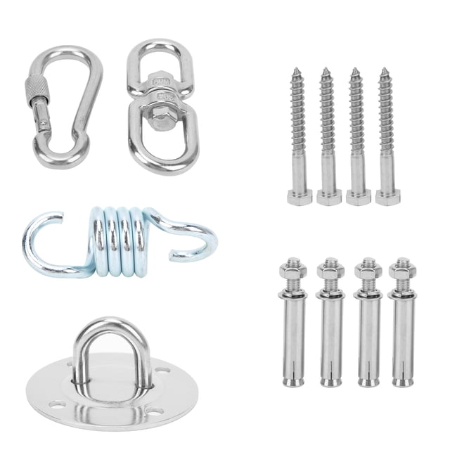 Ceiling Wall Steel Mount Anchor, Ceiling Buckle Hook Fix Base Hammock Accessories With For Aerial Yoga For Gym Training