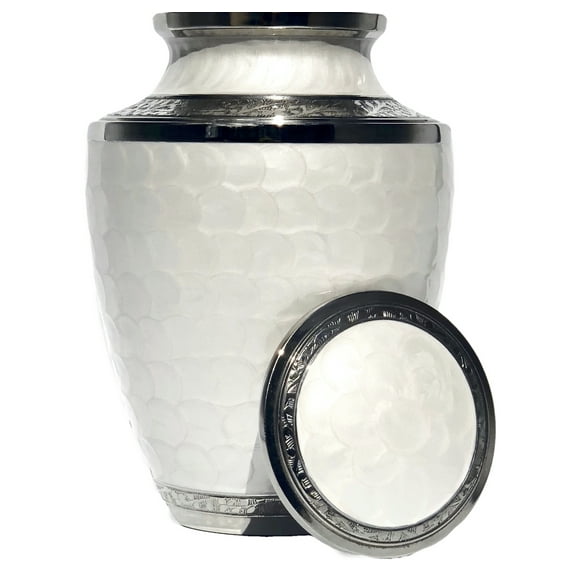 Eternal Harmony Cremation Urn for Human Ashes | Funeral Urn Carefully Handcrafted with Elegant Finishes to Honor and Remember Your Loved One | Adult Urn Large Size with Beautiful Velvet Bag