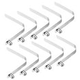 thumbnail image 1 of Unique Bargains 9.5x7.5mm Kayak Paddle Snaps, Hollow Button Single Pin Lock Tube Spring Clips for Tent Pole, 10 Pack, 1 of 6
