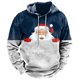 thumbnail image 4 of Sudadera con capucha navideña para hombre, Sudadera con capucha Vintage para hombre, Tops informales de manga larga para otoño e invierno, jersey de gran tamaño para uso diario, 4 of 4