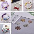 thumbnail image 5 of 200 Uds cuentas espaciadoras de aleación de flores cuentas espaciadoras accesorios de joyería para hacer joyas collar pulsera, 4mm Rojo Verde Cocina, Decoración y Otros, 5 of 5