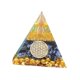 thumbnail image 1 of Pirámide de orgonita, amatista, peridoto, energía de cristal curativo, artesanías de orgón (F) Tmvgtek Oficina Multiescena Multifunción, 1 of 9