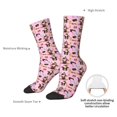 thumbnail image 4 of Rateoe 2336109497 for Women Casual Calf Socks - Cute Crew Socks - Thin Soft Above Ankle Socks Size 5-11, 4 of 6