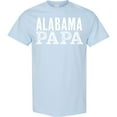 thumbnail image 3 of Inktastic Alabama Papa Distressed White Text T-Shirt, 3 of 5