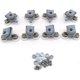 thumbnail image 5 of 8 Pack Double Shower Door Rollers 23mm Diameter Bathroom Replacement Parts, 5 of 5