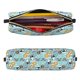 thumbnail image 2 of Fotbe Dogs Estuche para Lápices de Cuero con Estampado, Estuche con Cremallera Resistente, Organizador Compacto y Elegante para Papelería, 2 of 7