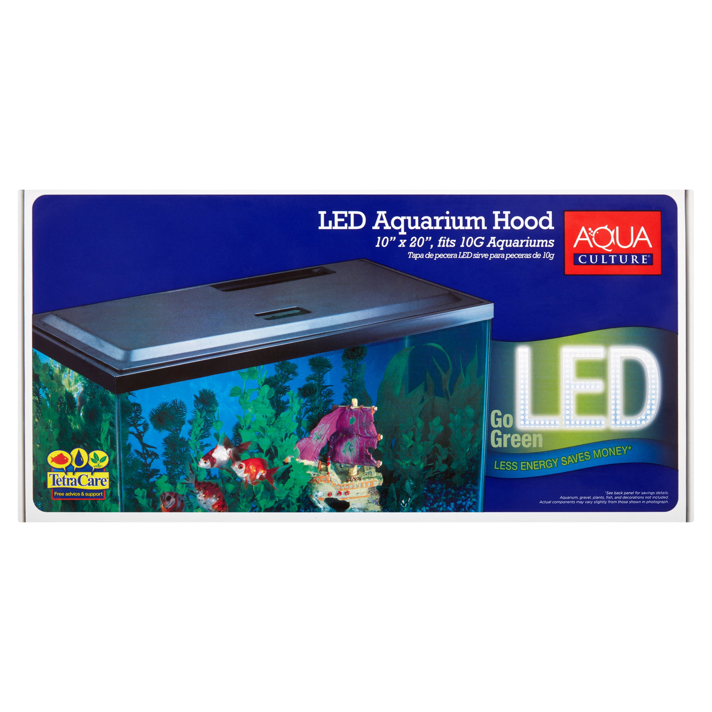 Aqua Culture Led Hood 10 Gallon Aquariums Fish Tank Cover Light Longlife LED eBay