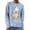 Light Blue, variant on Unir Womens Sweaters, Pullover Sweaters For Women, Adorable Capybara Duck Graphic Knit Sweater Top, Crew Neck Loose Long Sleeve Casual Ladies Sweater, Multi‑Color S‑XXL, Plus Size Friendly