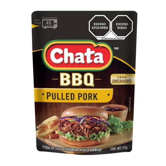 Carne de cerdo deshebrada Chata en salsa BBQ 215 g