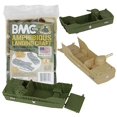 thumbnail image 1 of BMC Classic Marx Landing Craft - 4pc Tan vs. OD Green Plastic Army Men Vehicles, 1 of 2