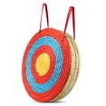 thumbnail image 3 of KFFKFF Bow Target, 5-Tier 20" Arrow Target, Classic Firm Straw Circular Archery Target, Crafted Arrows Target, Multicolored Cord Target for Outdoor Backyard Hunting Shooting Drills, 3 of 9