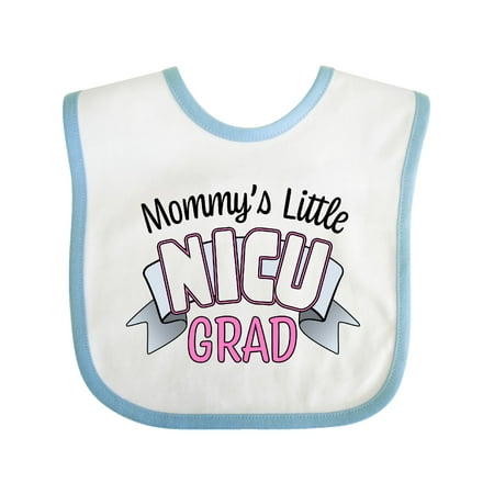 

Inktastic Mommy s Little Nicu Grad in Pink with Banner Gift Baby Boy or Baby Girl Bib