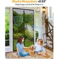 thumbnail image 5 of 【Military-Grade Fiberglass】Magnetic Screen Door Fit 【Door Size 32" x 80"】 Door Screen Magnetic Closure Keep Bug Out, Screen Door Mesh for Front Backyard Patio Door with 3M Tape No Drop, Black, 5 of 5