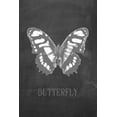 thumbnail image 2 of Waltz, Anne 17x24 Gold Ornate Wood Framed with Double Matting Museum Art Print Titled - Butterfly Gris, 2 of 4
