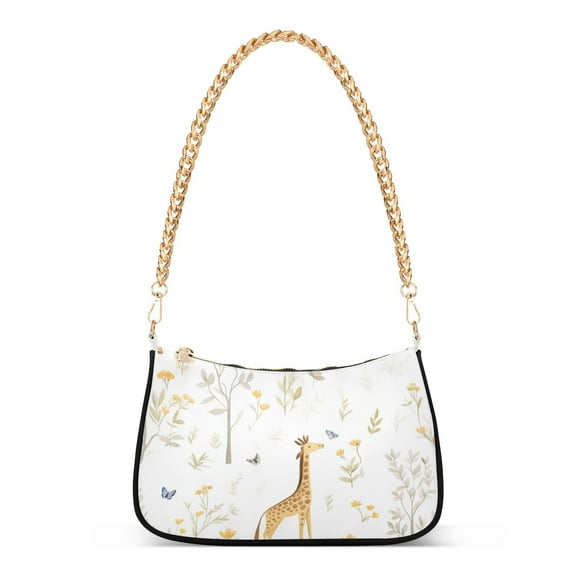 GiraffesWomen Small Shoulder Bag Crossbody Tote Hobo Bags Purse Clutch Handbags with Chain Strap for Women