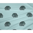 thumbnail image 4 of oneOone Polyester Lycra Fabric Elephant Block Printed Craft Fabric BTY 56 Inch Wide, 4 of 4