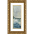 thumbnail image 1 of Shanti, Shima 7x14 Gold Ornate Wood Framed with Double Matting Museum Art Print Titled - Estuarine I, 1 of 4