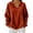 Red, variant on MexChoioe Womens Hooded Sweatshirt Waffle Knit Henley V Neck Button Placket Drawstring Hood Long Sleeve Pullover Hoodie