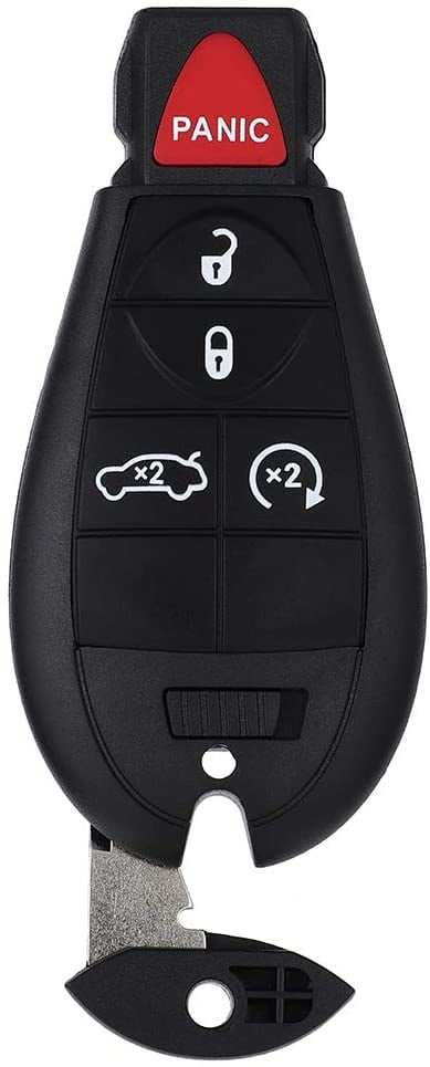 ECCPP X 1 Uncut Keyless Entry Remote Key Fob Replacement for 2013-2016 for Dodge Dart Aero/GT/Limited/SE/SXT/R/T/Rallye FCC M3N32297100 56046773AC