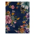 thumbnail image 5 of Unique Loom Blossom Collection Area Rug - Laura (7' 10" x 10' Rectangle Blue/Gold), 5 of 7