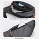 thumbnail image 5 of mfyjkho Bolso de negocios para hombre y mujer|bandolera informal|gran capacidad|multicompartimento frontal|correa de hombro ajustable|ideal para viajes y ciclismo al aire libre|1 unidad, 5 of 6