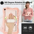 thumbnail image 4 of Dteck Case for Samsung Galaxy Tab A7 10.4" SM-T500 T505 (2020 Released) 10.4-inch,Shockproof Rubber 3-Layers Protection Case Hybrid Kickstand Cover with Hand & Shoulder Strap,Rosegold, 4 of 9