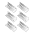 thumbnail image 1 of L Shaped Angle Brackets 6Pcs For Wood Corner Assembly Perfect For Reinforcement In Diverse Projects, 1 of 4
