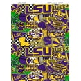 thumbnail image 2 of LSU Tigers Pop Art Graffiti Print Cotton Fabric-Sold by the yard, 2 of 2