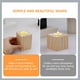 thumbnail image 3 of MERRYHAPY 3Ud Soporte De Vela De Madera Para Decorar Con Estilo Duradero, 3 of 8
