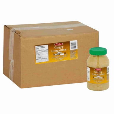 Derlea Brand Fo Spice Ginger Minced 1kg (2.20 lbs) (6/Case)
